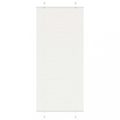 vidaXL Jaluzea plisată alb 100x200cm Lățime țesătură 99,4cm poliester