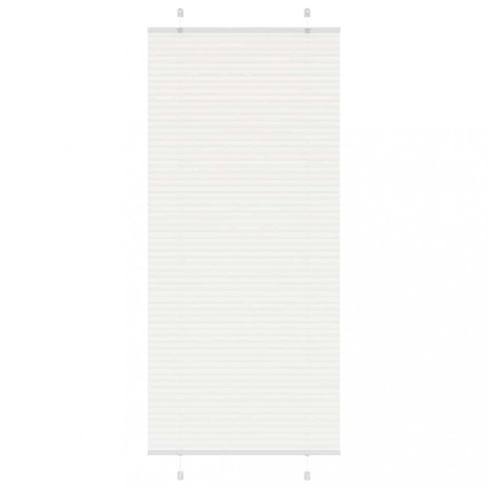 vidaXL Jaluzea plisată alb 100x200cm Lățime țesătură 99,4cm poliester 4015517