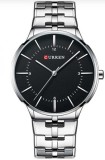 Cumpara ieftin Ceas Barb?tesc Curren WZ8321 | Design Metalic Modern cu Cadran Negru