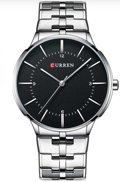 Ceas Barb?tesc Curren WZ8321 | Design Metalic Modern cu Cadran Negru