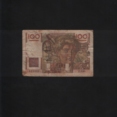 Franta 100 franci francs 1953 seria1324862833