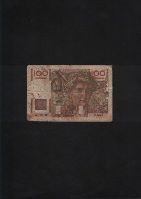 Franta 100 franci francs 1953 seria1324862833 foto