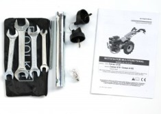 Progarden Motocositoare multifunctionala Campo U16E/BC120M 14CP, benzina, 120cm, 2 lame mobile, inclinare lama