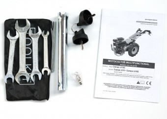 Progarden Motocositoare multifunctionala Campo U16E/BC120M 14CP, benzina, 120cm, 2 lame mobile, inclinare lama foto