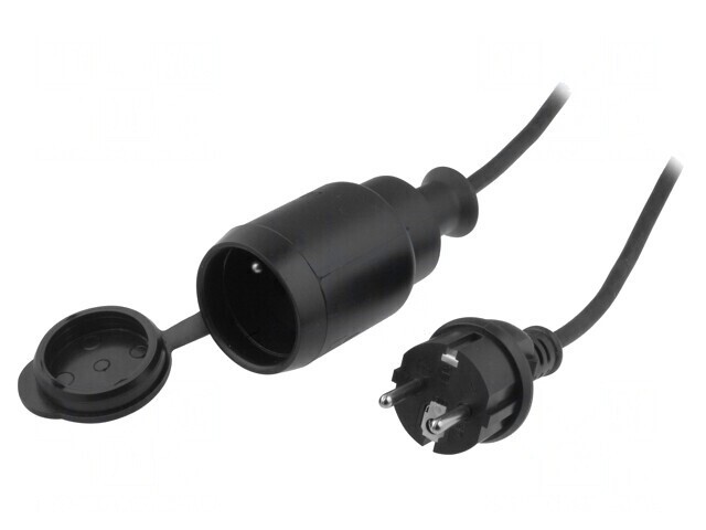Prelungitor electric negru 10m 10A