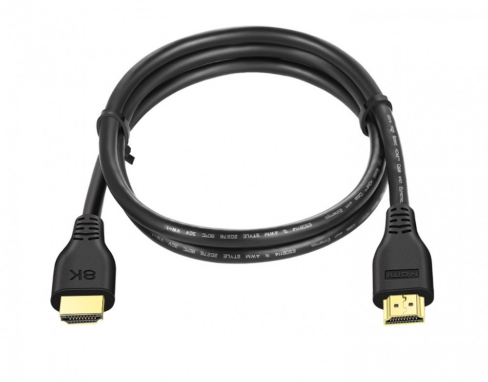 Choetech XHH-TP20 cable HDMI 2.1 (8K 60Hz 48Gbps / 4K 144Hz / 2K 165Hz) 3D  Dynamic HDR 2m black