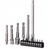 Set adaptoare si biti, 16 piese, Kraft