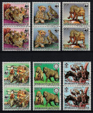 VOLTA SUPERIOARA 1984 - Fauna protejata WWF /serie completa perechi, Stampilat