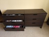 Comodă IKEA 3 Sertare, 75x40x77 cm, Wenge, Second Hand - Dormitor, Living, Hol