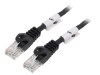 Cablu Patch U/UTP 5e 5m CCA PVC Negru 26AWG, Lanberg