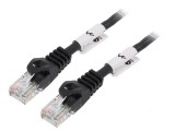 Cablu Patch U/UTP 5e 5m CCA PVC Negru 26AWG, Lanberg