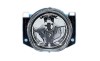 Proiector ceata Alfa Romeo 156 (932), 11.1997-08.2003, DEPO 667-2003N-UE, cu rama, carcasa neagra, reflector negru, tip bec H1 partea stanga = dreapt