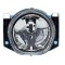 Proiector ceata Alfa Romeo 156 (932), 11.1997-08.2003, DEPO 667-2003N-UE, cu rama, carcasa neagra, reflector negru, tip bec H1 partea stanga = dreapt
