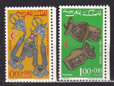 MAROC CRUCEA ROSIE SERIE MNH foto