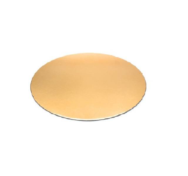 Discuri Aurii din Carton, Diametru 12 cm, 25 Buc/Bax - Plansete pentru Tort, Discuri pentru Prajituri