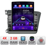 Navigatie dedicata Honda Civic Sedan K-132 ecran tip TESLA 9.7&quot; cu Android Radio Bluetooth Internet GPS WIFI 2+32 DSP Quad Core CarStore Technology