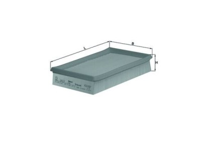 MAHLE LX 737 Filtru aer foto
