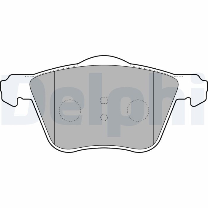 DELPHI LP1787 set placute frana,frana disc