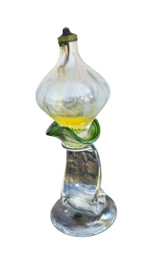 LAMPA CU ULEI DIN STICLA MASIVA VINTAGE, &amp;quot;KREATIV&amp;quot; SLOVENIA foto