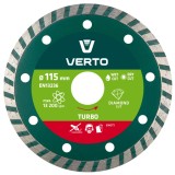 Disc diamantat turbo 115 mm pentru BCA, zidarie si piatra Verto