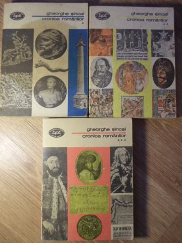 CRONICA ROMANILOR VOL.1-3-GHEORGHE SINCAI