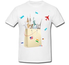 Tricou &amp;quot; Tourist attractions bag &amp;quot; foto