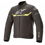 Cumpara ieftin Geaca Moto Impermeabila Alpinestars T-SP S Waterproof Jacket, Negru/Galben, Extra-Large