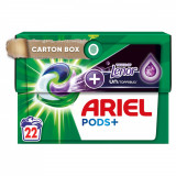 Cumpara ieftin Detergent Automat Pentru Rufe, Ariel Pods +, Lenor Unstoppables Purple, 22 buc