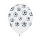 Set 5 baloane latex model fotbal alb negru 30 cm