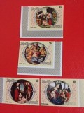 BURUNDI, CHRISTMAS - SERIE COMPLETĂ MNH IMPERF., Nestampilat