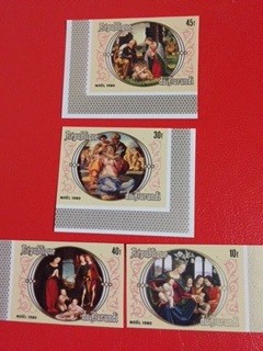 BURUNDI, CHRISTMAS - SERIE COMPLETĂ MNH IMPERF.