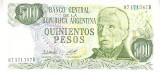 B11 - Bancnota foarte veche - Argentina - 500 pesos