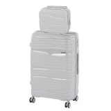Cumpara ieftin TraveLux Voyager IV gurul&oacute;s bőr&ouml;nd szett sz&uuml;rke