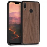 Husa pentru Huawei Y9 (2019), Lemn, Maro, 49162.18, Carcasa, Kwmobile