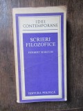Scrieri filozofice / Herbert Marcuse