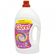 Detergent de rufe Cloret clor power gel concentrat 3 in 1 Anti-kalk, 3 litri