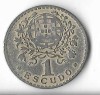 Moneda 1 escudo 1944 - Portugalia, cotatii ridicate!!!, Europa, Cupru-Nichel