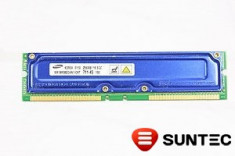 Memorie ECC RDRAM RIMM Samsung 256MB PC700 355MHz MR18R082GAN1-CK7 foto