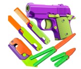 Cumpara ieftin Pistol, Jucarie Anti-Stres pentru Copii, din Plastic, Design Special pentru Combaterea Anxietatii