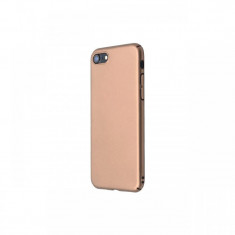 Husa iPhone SE2022 Just Must Uvo Gold( material fin la atingere, slim fit)