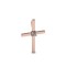 Pandativ din aur roze de 14K in forma de cruce