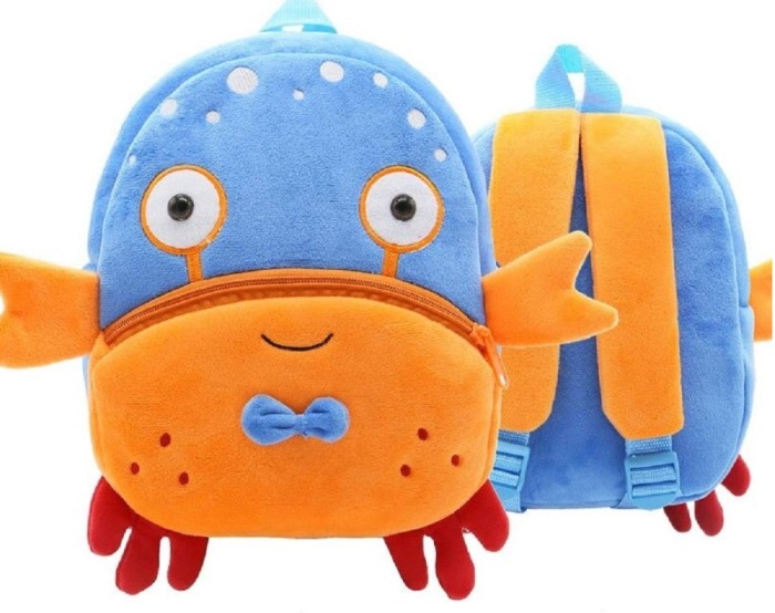 Ghiozdan Gradinita pentru Copii prescolari WePro Store, Model Crab, plus, 26x24x10