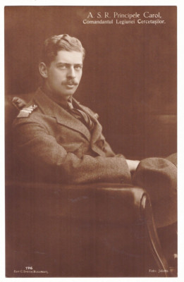 5419 - King CAROL II, Scout Leader, Royalty, Regale - old postcard - unused foto