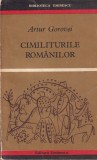 Artur Gorovei - Cimiliturile romanilor, Carte beletristica, 554 pagini, 1972, Brosata, 13x20 cm, Romana, Biblioteca Eminescu