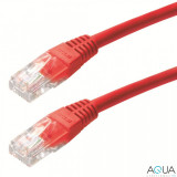 Cumpara ieftin Cablu Gembird patchcord RJ45, cat.5e, UTP, 0.25m, rosu, intellinet