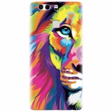 Husa silicon pentru Huawei P9 Plus, Colorfull Lion 002
