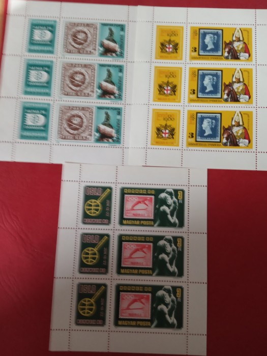 UNGARIA - 3 BLOCURI MNH
