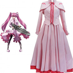 Pentru Cosplay Akame Ga Kill! Night Raid Mine Pink Lolita Rochie Costum Cosplay