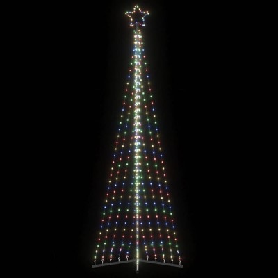 Pom de Crăciun LED 495 LED-uri colorate 300,5 cm foto