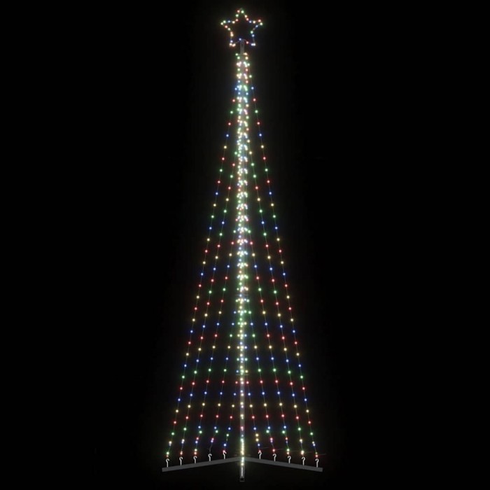 Pom de Crăciun LED 495 LED-uri colorate 300,5 cm